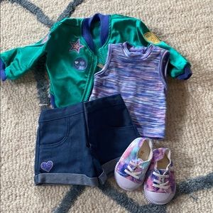 american girl doll luciana’s stellar outfit